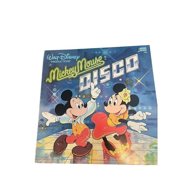 1979 Walt Disney Mickey Mouse Disco LP Vinyl Record Album VG+ - Picture 2 of 5